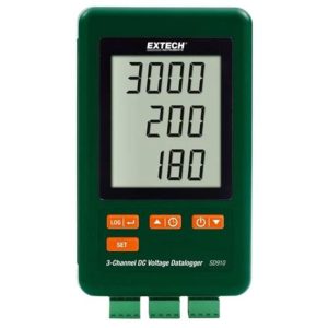 Extech - 3-Channel DC Voltage Datalogger - SD910