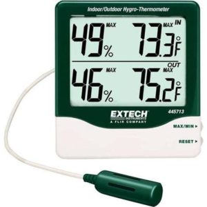 Extech - Big Digit Indoor/Outdoor Hygro Thermometer - 445713