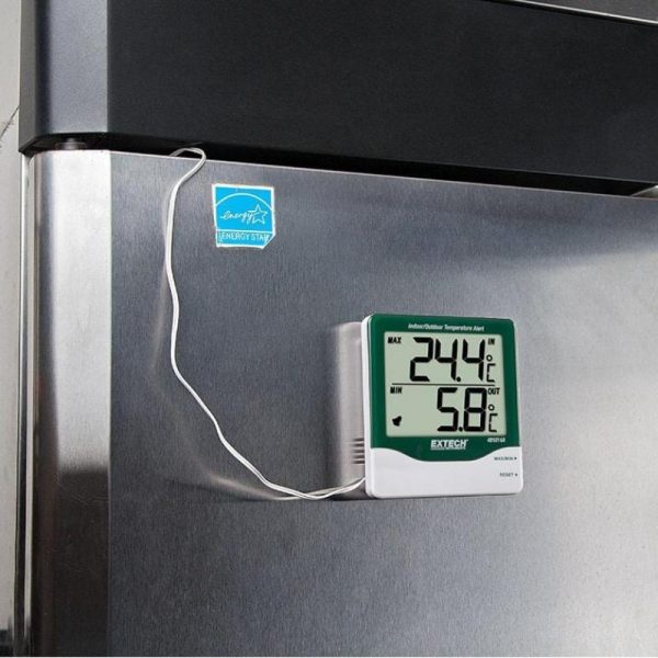 Extech - Big Digit Indoor/Outdoor Temperature Alert - 401014A