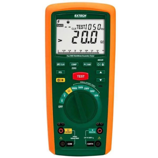 Extech - CAT IV Insulation Tester/True RMS Multimeter - MG320