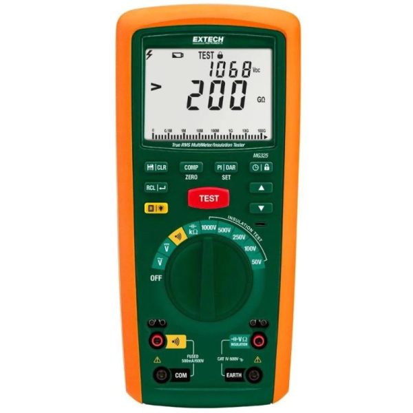 Extech - CAT IV Insulation Tester/True RMS Multimeter - MG325