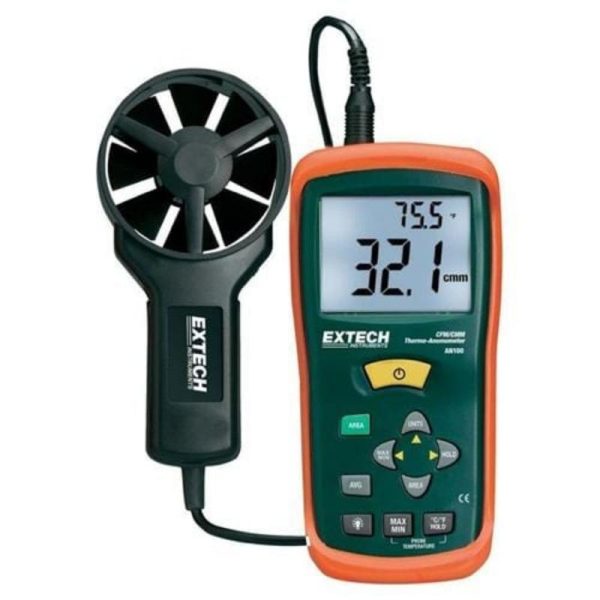 Extech - CFM/CMM Mini Thermo-Anemometer - AN100