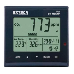 Extech - Desktop Indoor Air Quality CO2 Monitor - CO100