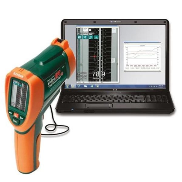 Extech - Dual Laser IR Video Thermometer - VIR50