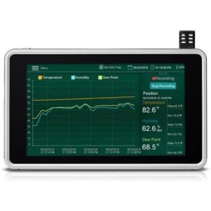 Extech - Humidity/Temperature Chart Recorder with Touch Screen - RH550