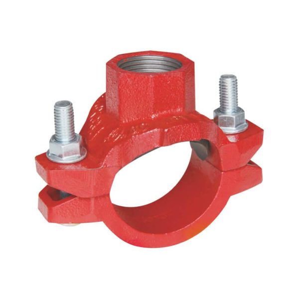 National - Grooved Mechanical Tee with Thread Branch, 4in x 1-1/4in - N-ST16 (MOQ of 4 Pcs)