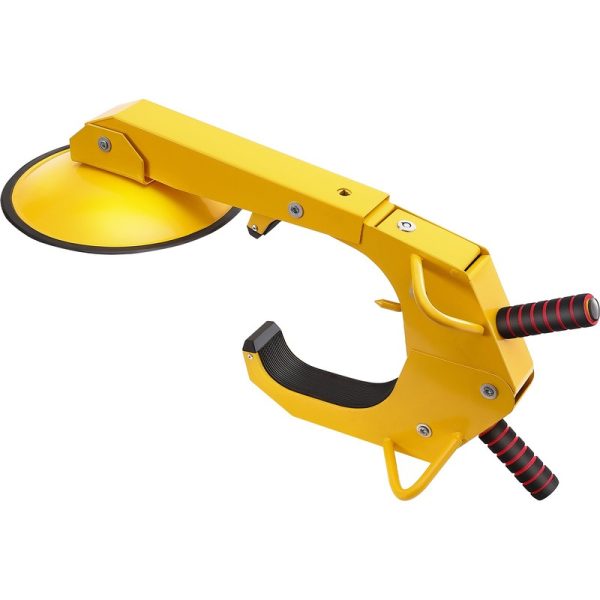 Heavy Duty Trailer Wheel Clamp Lock, Yellow (MOQ - 5 Pcs)