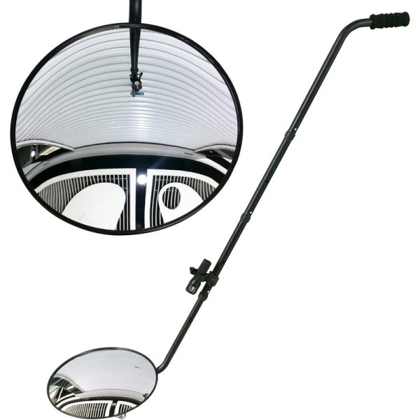 Under Vehicle Inspection Mirror with Wheels - 300mm