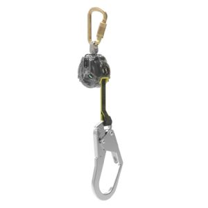 MSA - Latchways Mini PFL 3M Web with Aluminium Scaffold Hook / Steel Karabiner - 63013-00AEU