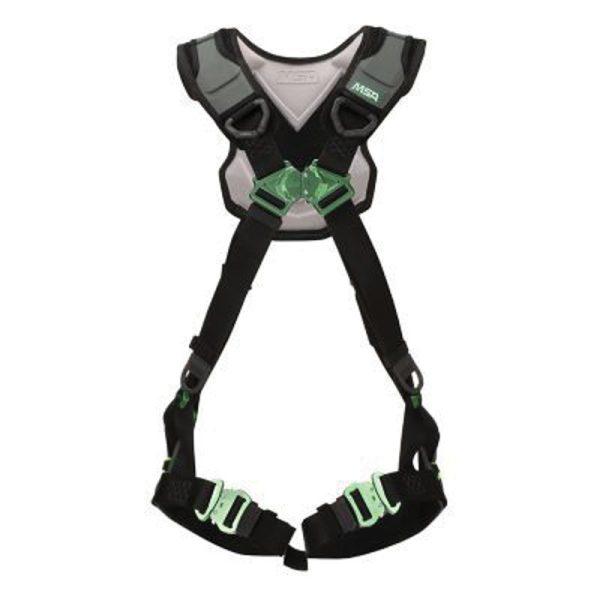 MSA - V-Flex Harness with Back D-Ring, Quick Connect Leg Straps - 10196069