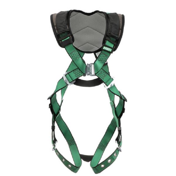 MSA - V-Form Standard Harness with Back D-Ring, Tongue Buckle & Leg Straps- 10205845
