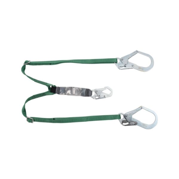 MSA - V-Series Standard Twin-Leg Adjustable Energy Absorbing Lanyard 6ft, 36CL, Large Snaphooks - 10191758