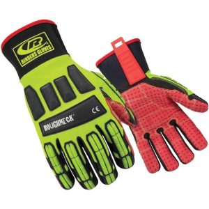 Ringers - Roughneck Dipped Nitrile Coating HPPE Liner Knitwrist Impact Gloves, MOQ - 2 Pairs - 267/R267