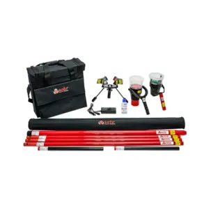 Solo 823 Smoke & Cordless Heat Detector Test Set (9.3 m) with Cell Tester | Fire Alarm Testing Kit