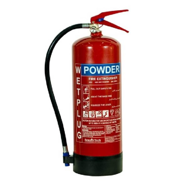 Wetplug - 9KG Portable Dry Powder Fire Extinguisher Kitemark & LPCB Approved - WPP9