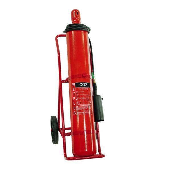 Wetplug - Mobile CO2 Fire Extinguisher LPCB Approved, 20Kg - WMC20