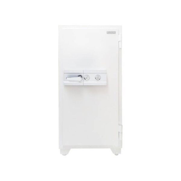Eiko - Fire Resistant Safe 2 Shelves, 1 Drawer with 2 Keylock, Light Warm Grey - 702-CKG