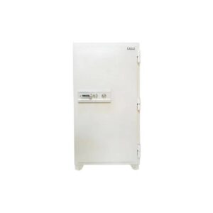 Eiko - Fire Resistant Safe 3 Shelves, 1 Drawer with 2 Keylock, Light Warm Grey - 704-CKG