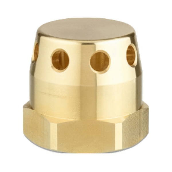 FM200 Brass Nozzle 1" 360° Discharge