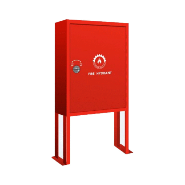 Fire Hydrant Cabinet 800×800×300mm Mild Steel/Red