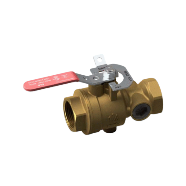 VTN01-025 - 1" size 300PSI Test & Drain Valve, UL & FM APPROVED, Brand Flo