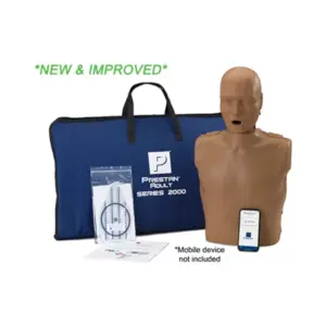 PRESTAN Professional Adult Series 2000 Manikin with CPR Feedback, Dark Skin PP-AM-2000-1-DS