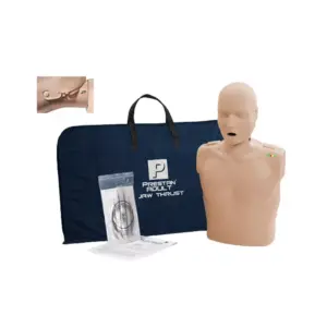 PRESTAN Professional Adult Jaw Thrust Manikin with CPR Feedback, Medium Skin PP-JTM-100M-MS
