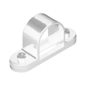 Pvc Clamp White 20Mm (MOQ-25Pcs)