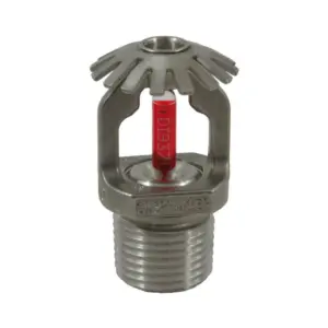 Sprinkler Head Concealed Automatic 15Mm(1/2"Npt) K80(5.6) 72C/162F Lpcb/Ce With Chrome/ White Cover Plate (MOQ-2Pcs)