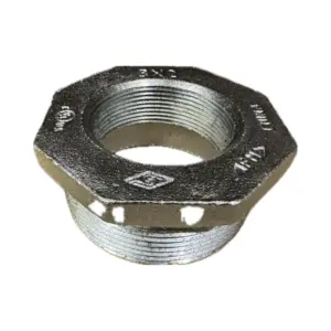 Galvanized Reducing Bushing 3" X 2 1/2" (MOQ-4Pcs)