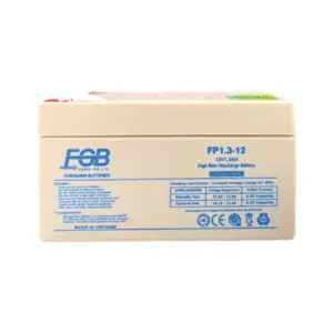 Furugawa FP1.3-12 12V 1.3Ah AGM VRLA Sealed Lead Acid Rechargeable Battery – Performance Series