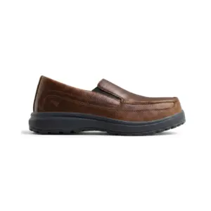 Red Wing Excelon 3093 Men's Safety Toe Slip-On Work Shoe – Brown